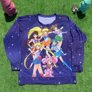 Sailor Moon and Scouts Sweatshirt